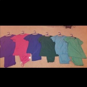 6 sets of Cherokee infinity scrubs